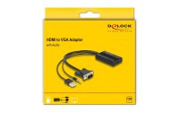 Delock Adapter mit Audio HDMI - VGA