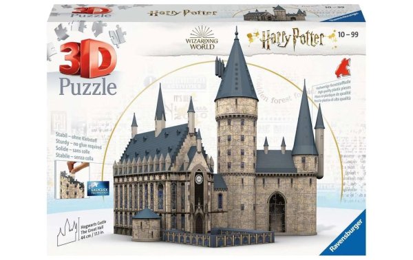 Ravensburger 3D Puzzle Harry Potter Hogwarts Schloss - Die Grosse Halle