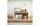 Yamazaki Küchenregal Tosca stapelbar 30.5 x 22 cm, Nature/Weiss