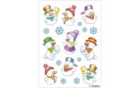 Herma Stickers Weihnachtssticker Schneemänner 3...