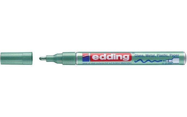 edding Lackmarker 751 CREA Grün metallic