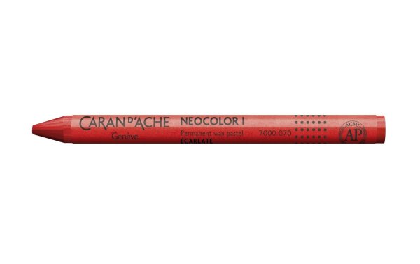 Caran dAche Wachsmalstifte Neocolor 1 wasserfest Scharlachrot