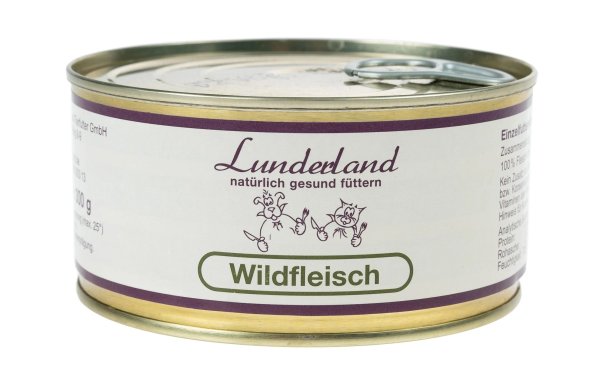 Lunderland Nassfutter Wildfleisch, 300 g