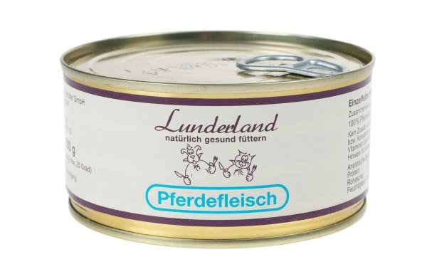 Lunderland Nassfutter Pferdefleisch, 300 g