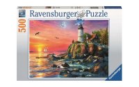 Ravensburger Puzzle Leuchtturm am Abend