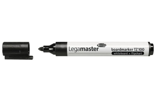 Legamaster Whiteboard-Marker TZ100, Schwarz, 10 Stück