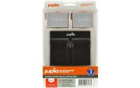 Jupio Videokamera-Akku Value Pack 2x LP-E8 + dual...