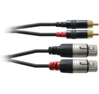 Cordial Audio-Kabel CFU 3 FC Cinch - XLR 3 m