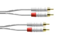 Cordial Audio-Kabel CFU 3 CC-SNOW Cinch - Cinch 3 m