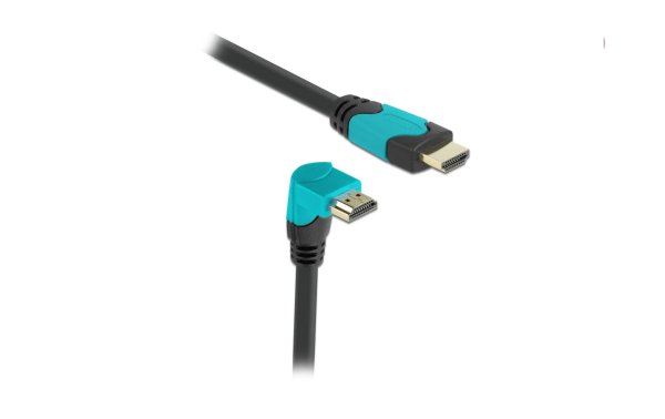 Delock Kabel Unten gewinkelt 8K 60Hz HDMI - HDMI, 2 m