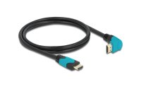 Delock Kabel Unten gewinkelt 8K 60Hz HDMI - HDMI, 1 m