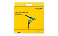 Delock Kabel Unten gewinkelt 8K 60Hz HDMI - HDMI, 1 m