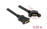 Delock Verlängerungskabel zum Einbau HDMI - HDMI, 0.25 m
