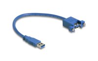 Delock USB 3.0-Einbaukabel USB A - USB A 0.25 m