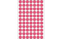HERMA Vielzweck-Etiketten 2236 Ø 13 mm, 32 Blatt, Pink
