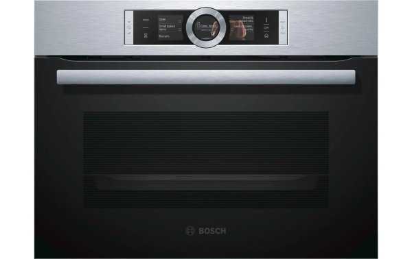 Bosch Einbaudampfbackofen CSG636BS3 Schwarz/Silber A+