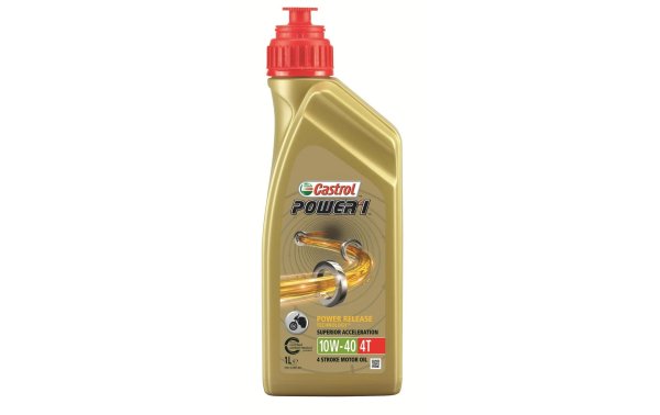 Castrol Motorenöl Power 1 4T 10W-40 Trizone Technology, 1 l