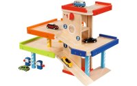 Goki Spielzeuggarage Parkhaus aus Holz