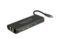 Delock Dockingstation USB3.1 Typ-C – HDMI/LAN/SD/USB-A/USB-C PD