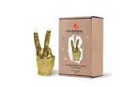 Candellana Kerze Hand Peace Gold