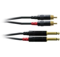 Cordial Audio-Kabel CFU 1.5 PC Cinch - 6.3 mm Klinke 1.5 m