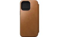 Nomad Book Cover Modern Leather Folio iPhone 15 Pro Max...