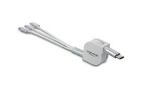 Delock USB-Ladekabel USB C - Lightning/Micro-USB B/USB C 0.98 m