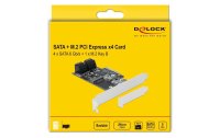 Delock SATA-Controller 4Port SATA & 1Port M.2 SATA PCI-Express-x4