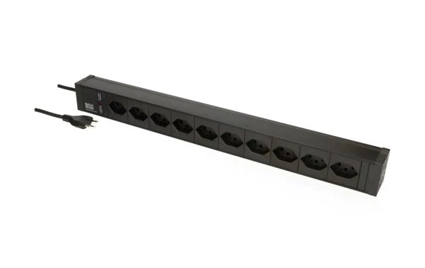 Bachmann 19" PDU 10x T13, > 1HE, Schwarz