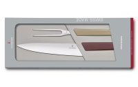 Victorinox Tranchier-Set Swiss Modern 2-teilig, Beige/Rot