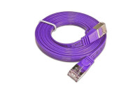 SLIM Slimpatchkabel  Cat 6, STP, 20 m, Violett