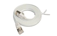 SLIM Slimpatchkabel  Cat 6, STP, 25 m, Weiss