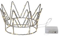 Star Trading Crown, 70 LED, Silber