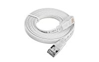 SLIM Slimpatchkabel  Cat 6, STP, 10 m, Weiss