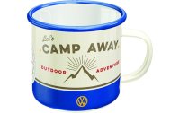 Nostalgic Art Universaltasse Lets Camp Away 360 ml, 1 Stück, Weiss