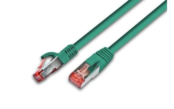 Wirewin Patchkabel  Cat 6, S/FTP, 10 m, Grün