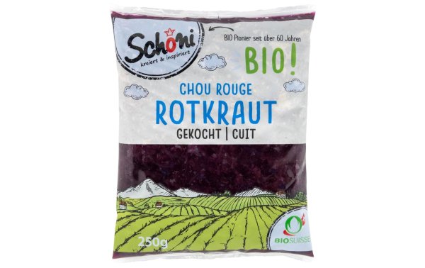 Schöni Bio Rotkraut gekocht 250 g