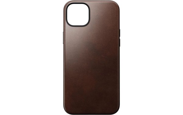 Nomad Back Cover Modern Leather Horween iPhone 15 Plus Schwarz