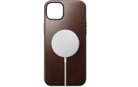 Nomad Back Cover Modern Leather Horween iPhone 15 Plus Schwarz