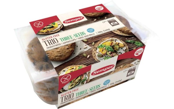 Semper Brot Trio Dreikernbrötchen glutenfrei 300 g