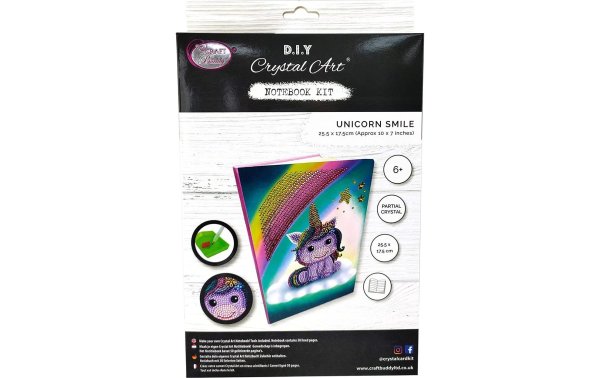 CRAFT Buddy Notizbuch Unicorn Smile