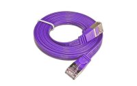 SLIM Slimpatchkabel  Cat 6, STP, 0.5 m, Violett