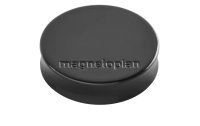Magnetoplan Haftmagnet Ergo Medium Ø 3 cm Schwarz, 10 Stück