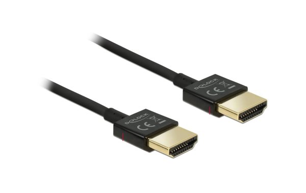 Delock Kabel 4K 60Hz HDMI - HDMI, 1.5 m, Schwarz