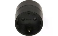 Max Hauri Reiseadapter Schuko – T12, Schwarz