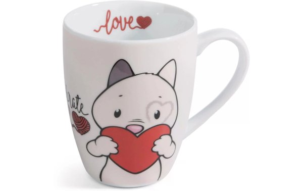 Nici Green Universaltasse Katze «Celebrate Love» 310 ml