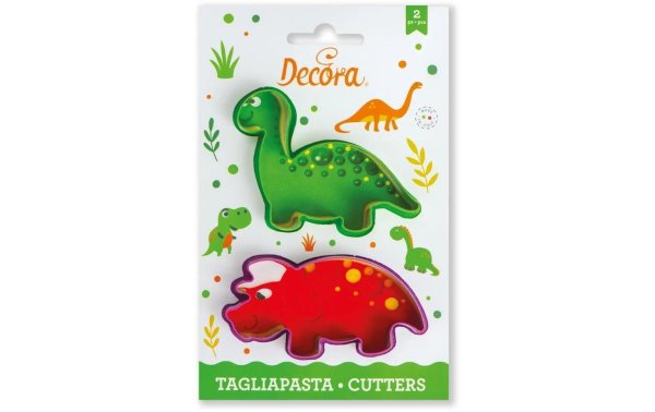 Decora Guetzli-Ausstecher-Set Mini 2 Stück, Dino