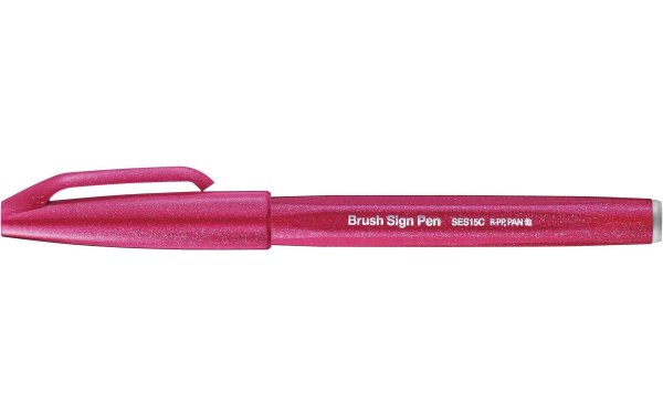 pentel Filzstift Brush Sign Pen 1 Stück, Feige