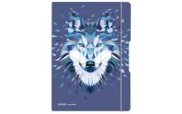 Herlitz Notizheft my.book flex Wild Animals Wolf, A4