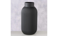 Boltze Vase Nordika 30 cm, Schwarz matt